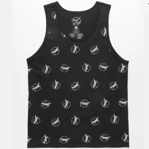 Neon Riot NASA Allover Logo Graphic Tank Top